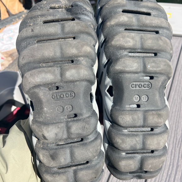 Crocs Echo Clogs Size 17 Men Gray - Picture 9 of 9